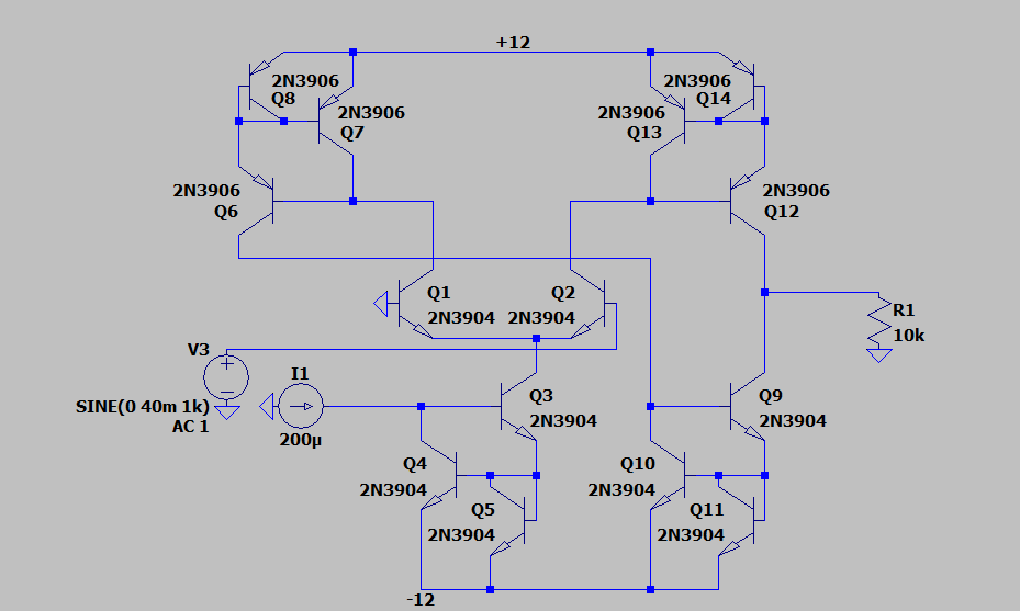 LM13700のVin-Iout特性の算出